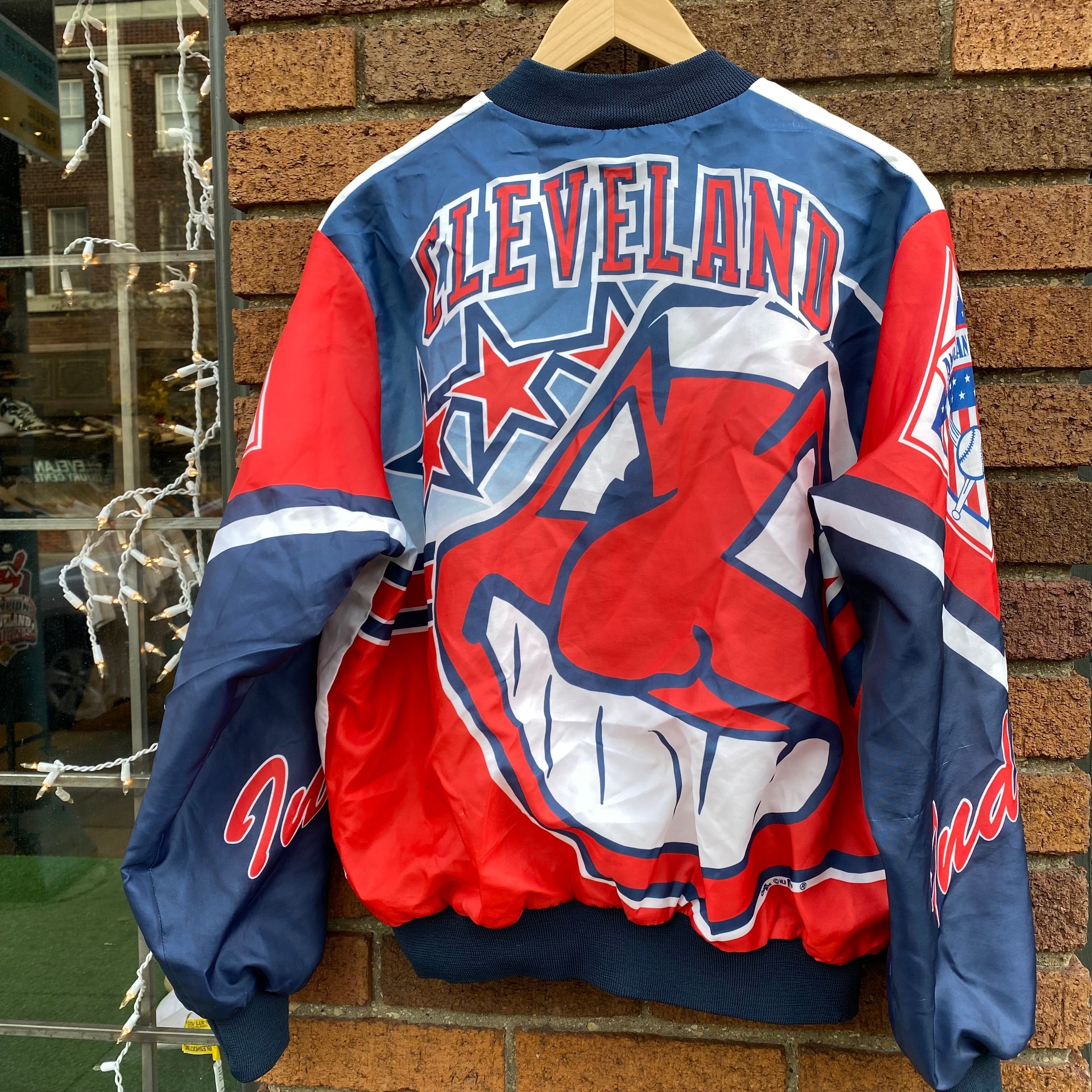 Vintage Cleveland Indians Starter Brand Jacket Size Medium