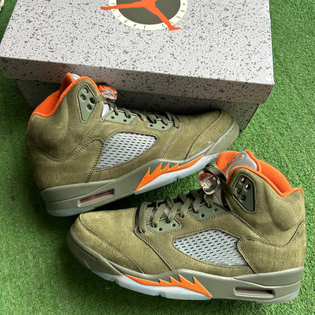 Jordan Olive 5s Size 10.5