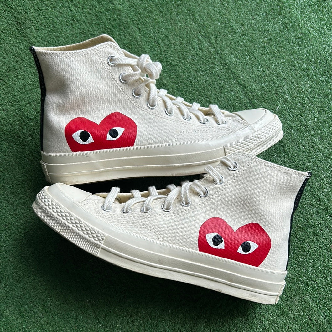 CDG Converse Size 7