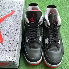 Load image into Gallery viewer, Jordan Reimagined Bred 4s Size 10.5
