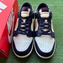 Load image into Gallery viewer, Nike From Nike to You Midnight Navy Dunk Lows Size 11.5
