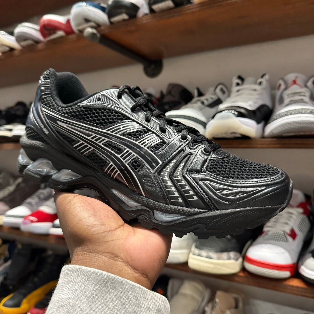 ASICS Gel-Kayano Black Silver Pure 14s