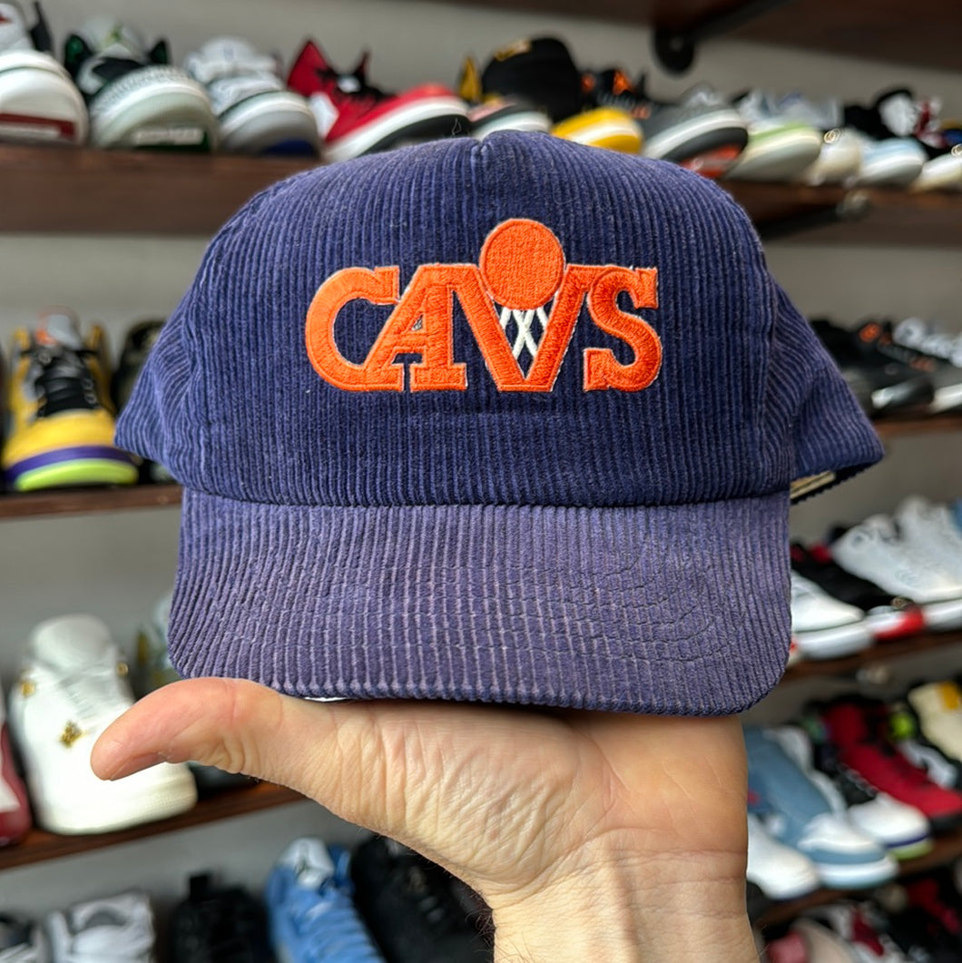 Vintage Cleveland Cavaliers Corduroy Snapback Hat