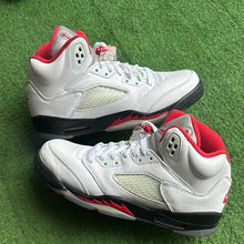 Load image into Gallery viewer, Jordan Fire Red 5s Size 7Y
