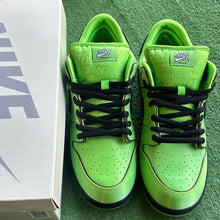 Load image into Gallery viewer, Nike Powerpuff Girl Buttercup Low Dunks Size 12

