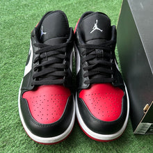 Load image into Gallery viewer, Jordan Bred Toe 1 Lows Size 10.5
