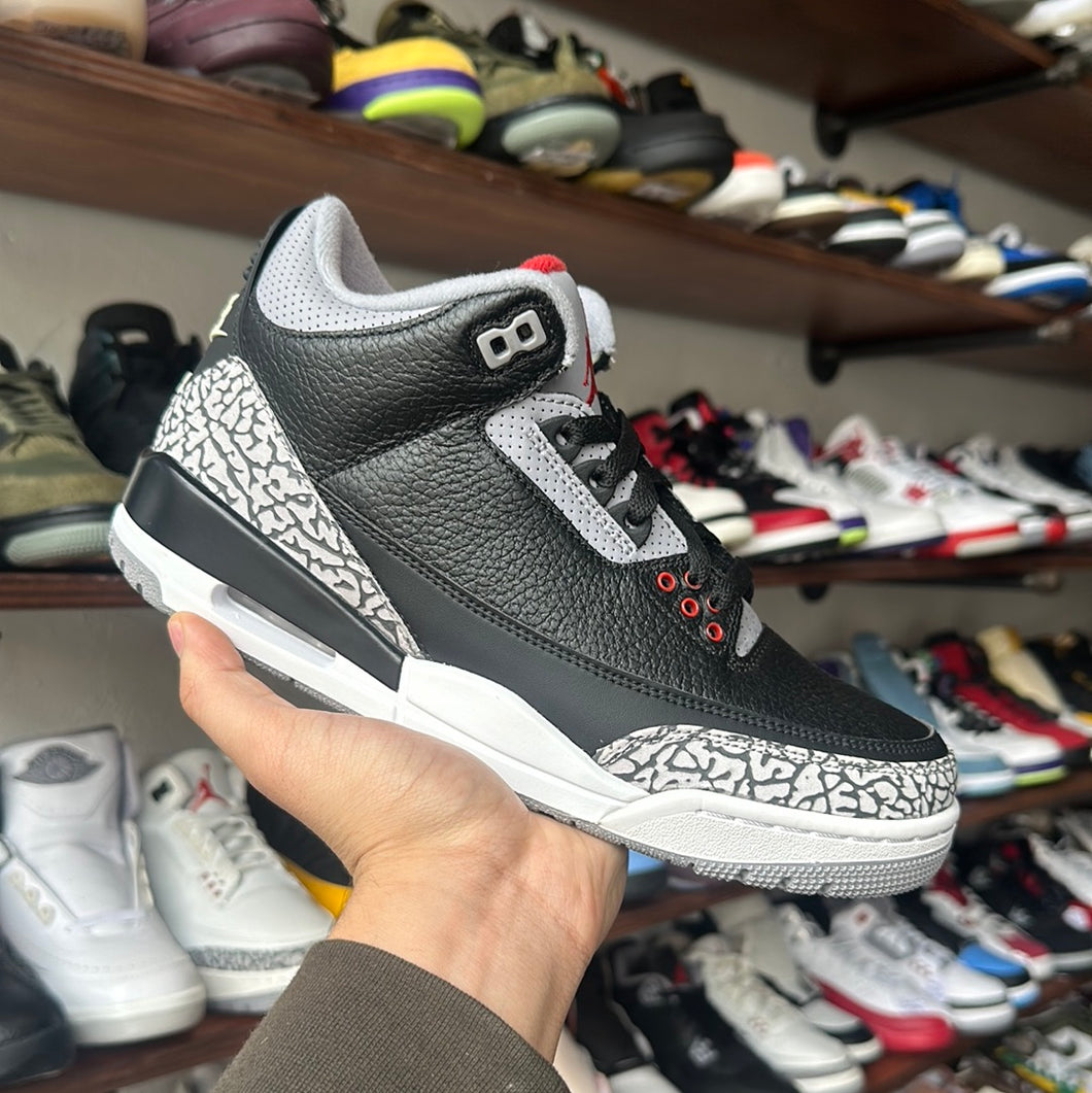 Jordan Black Cement 3s Size 8.5