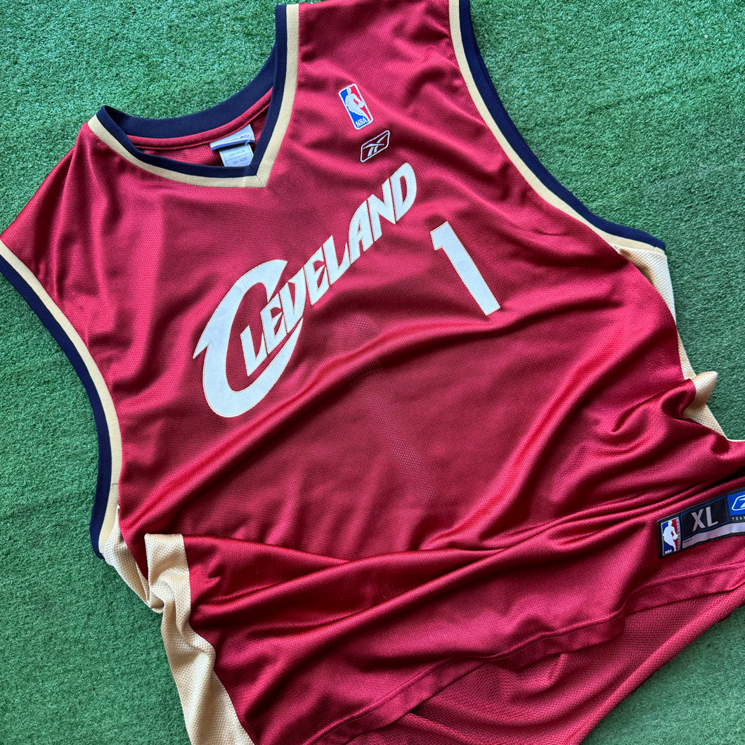 Vintage Cleveland Cavaliers Carlos Boozer Reebok Jersey Size XL