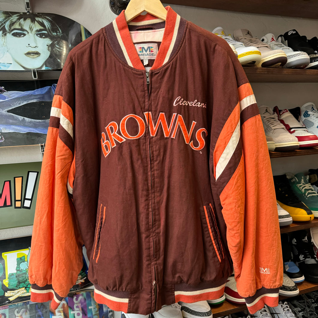 Vintage Cleveland Browns Mirage Jacket Size XXL