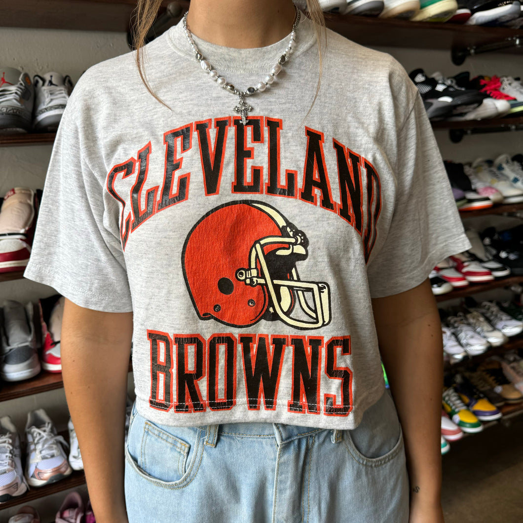 Vintage Cleveland Browns Crop Top Size L