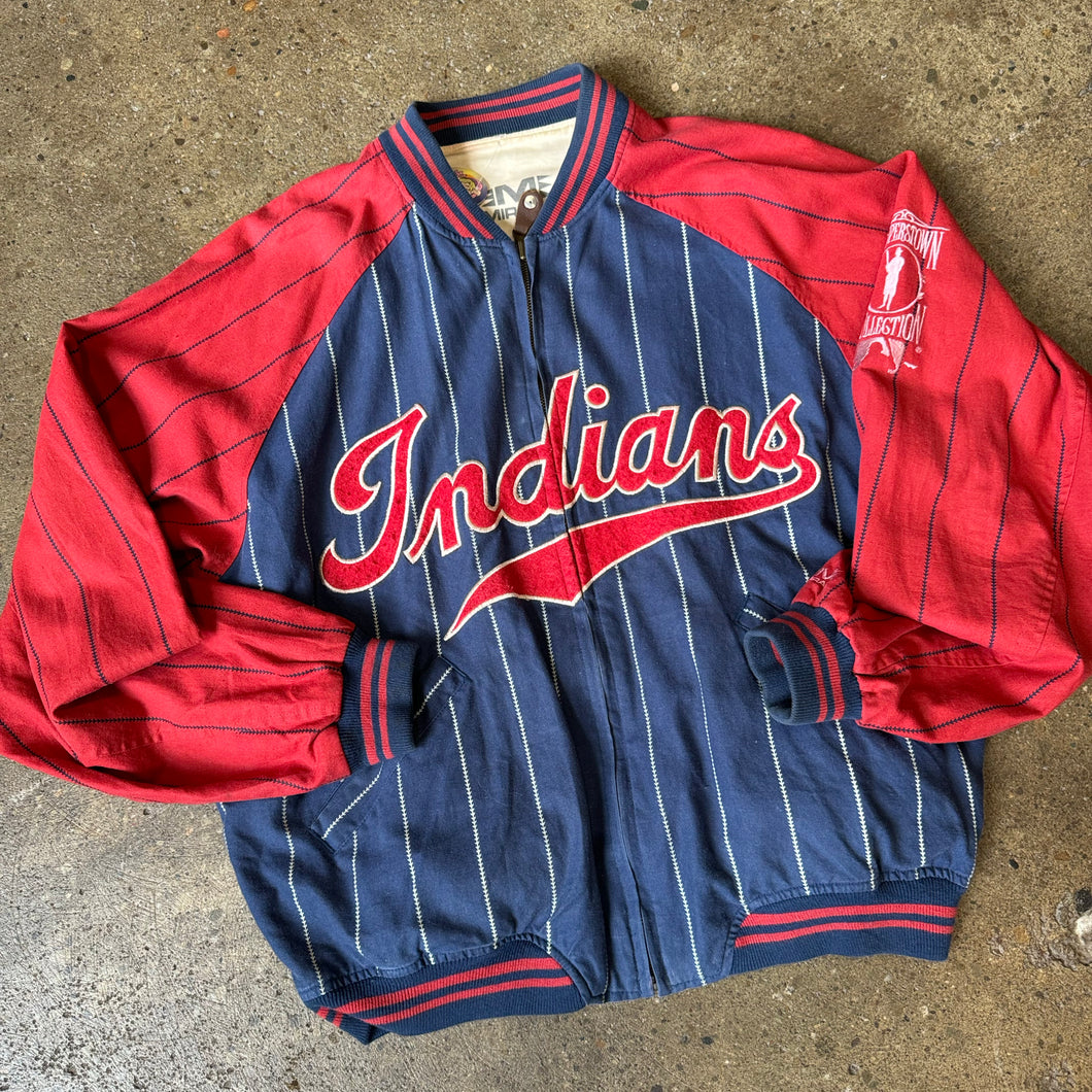 Vintage Cleveland Indians Mirage Jacket Size M