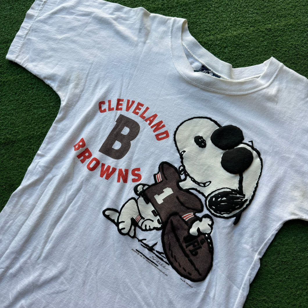 Vintage Cleveland Browns Snoopy Tee Size M