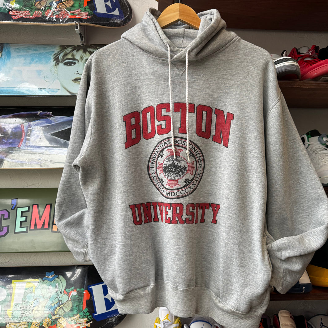 Vintage Boston University Hoodie Size XL