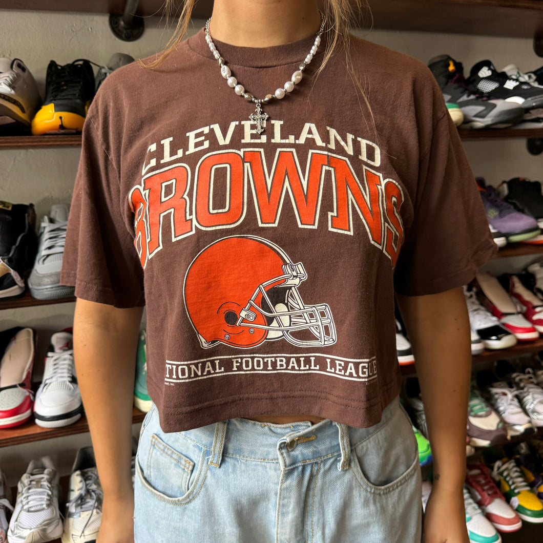 Vintage Cleveland Browns Crop Top Size M