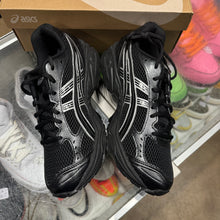 Load image into Gallery viewer, ASICS Black Pure Silver Gel Kayano 14s Size 7.5
