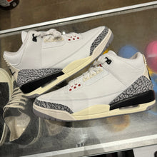 Load image into Gallery viewer, Jordan Reimagined White Cement 3s Size 9.5
