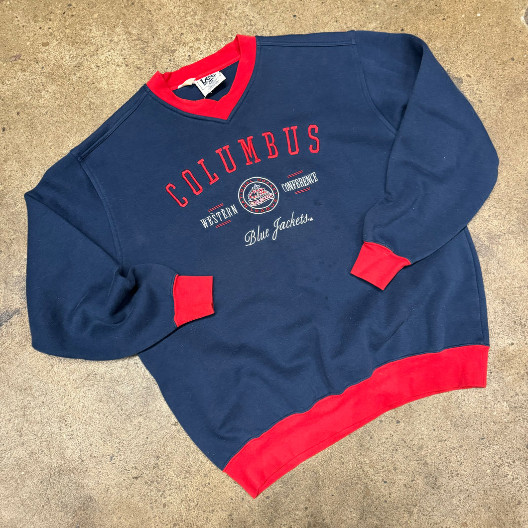 Vintage Columbus Blue Jackets Crewneck Size XL