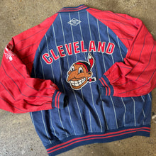 Load image into Gallery viewer, Vintage Cleveland Indians Mirage Jacket Size M
