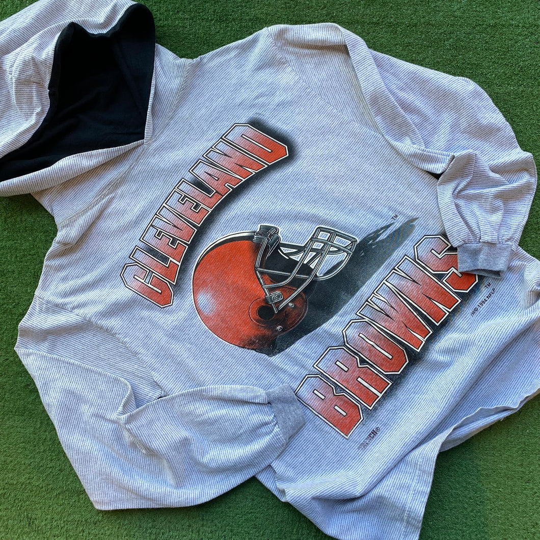 Vintage Cleveland Browns Thin Hoodie Size L