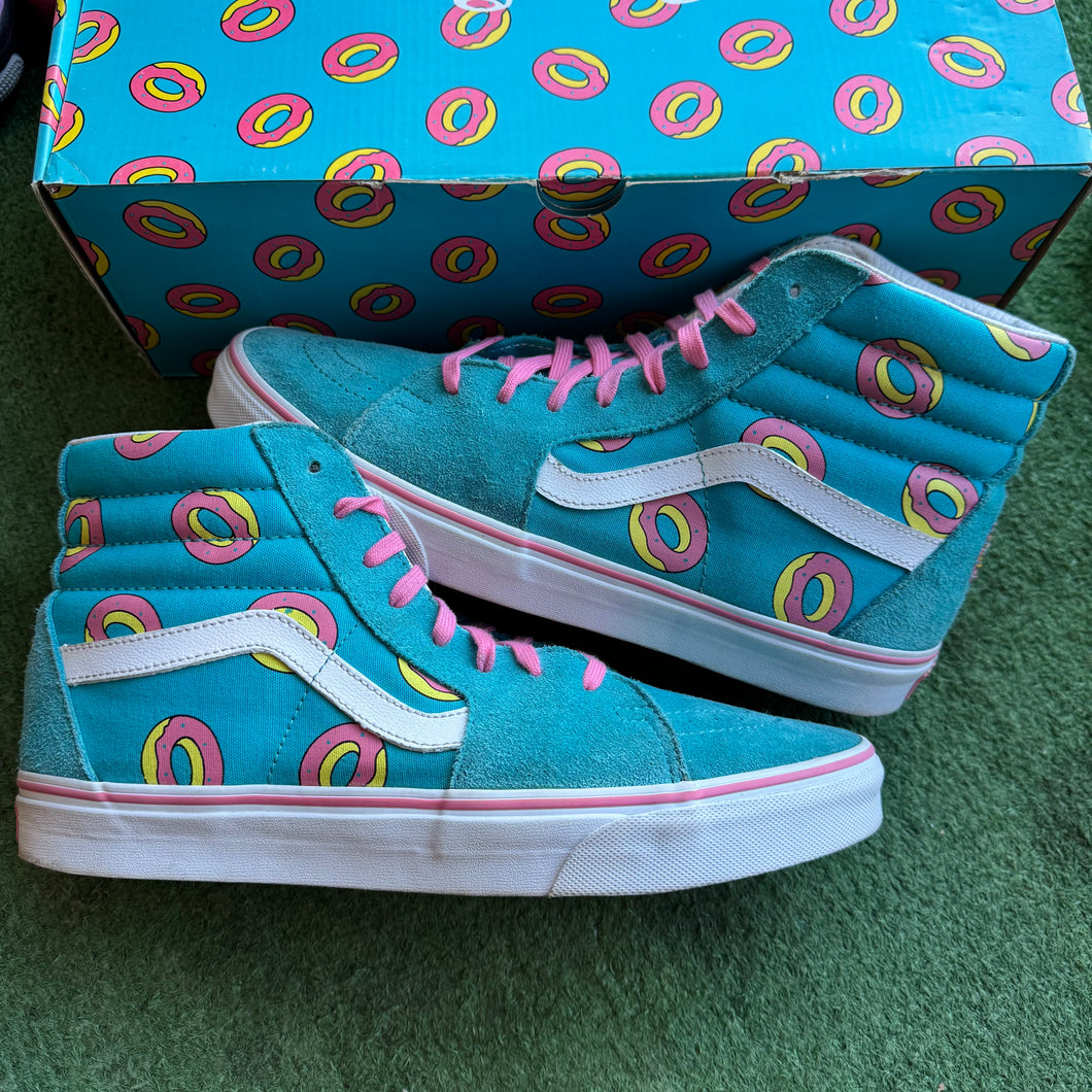 Vans Scuba Blue OF Donut Hi Sneakers Size 10