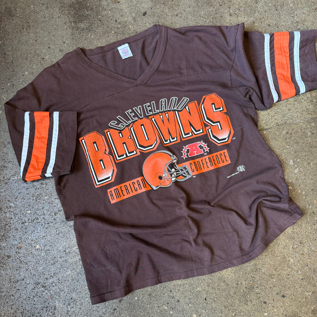 Vintage Cleveland Browns Extended Sleeve Tee Size M