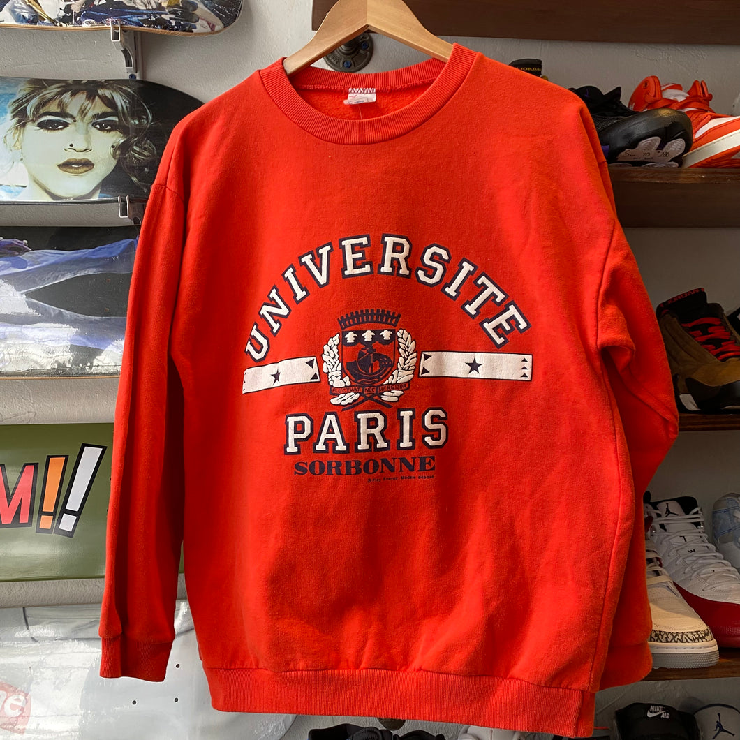 Vintage University of Paris Crewneck Size L