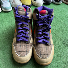 Load image into Gallery viewer, Nike Tweed Orange Blaze High Dunks Size 13
