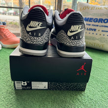 Load image into Gallery viewer, Jordan Black Cement 3s Size 8.5
