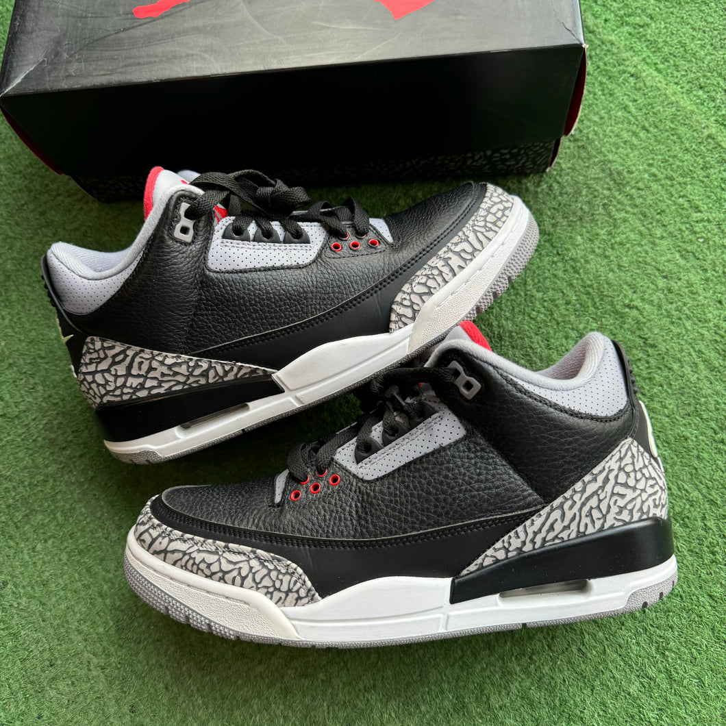 Jordan Black Cement 3s Size 8.5