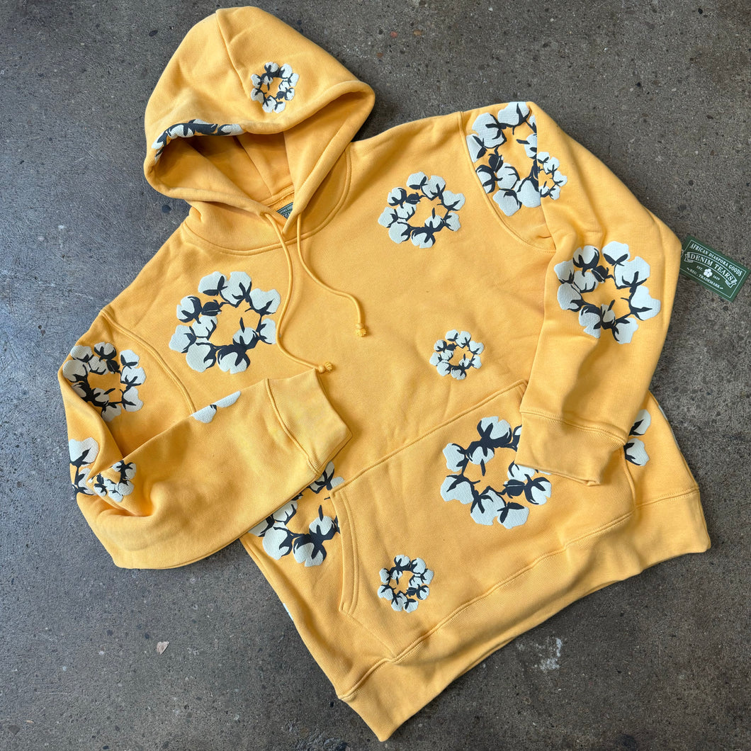 Denim Tears CPFM Yellow Hoodie