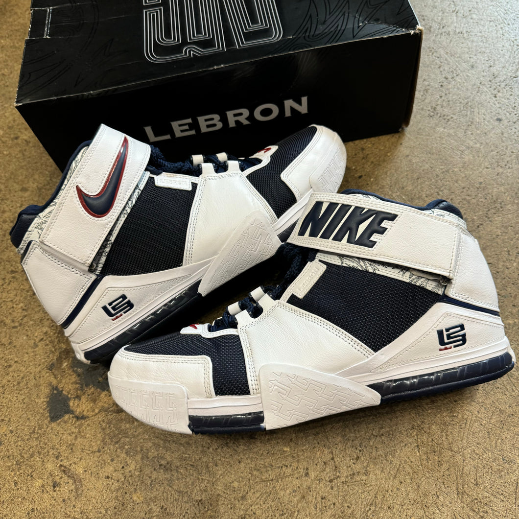 Nike LeBron Midnight Navy 2s Size 12