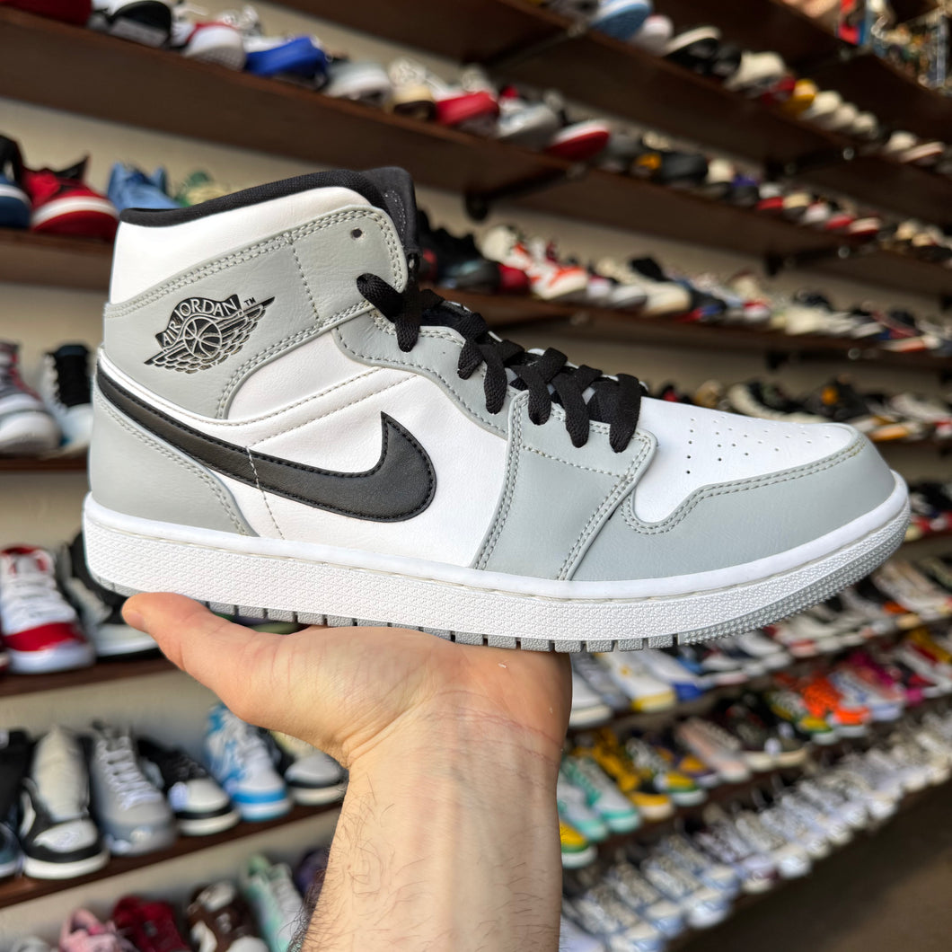 Jordan Smoke Grey Mid 1s Size 10.5
