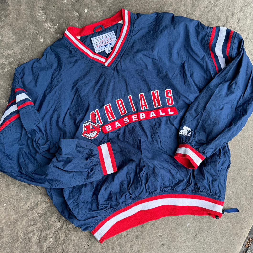 Vintage Cleveland Indians Starter Pullover Size XL
