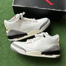 Load image into Gallery viewer, Jordan Reimagined White Cement 3s Size 12
