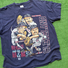 Load image into Gallery viewer, Vintage Cleveland Indians Hershi and the M&amp;M’s Tee Size L
