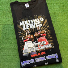 Load image into Gallery viewer, Vintage Holyfield vs Lewis Boxing Tee Size XL
