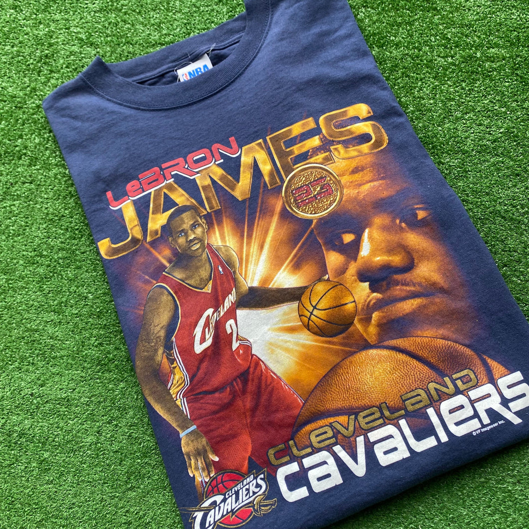 Cleveland Cavaliers LeBron James Finals Sleeved Jersey Black XL